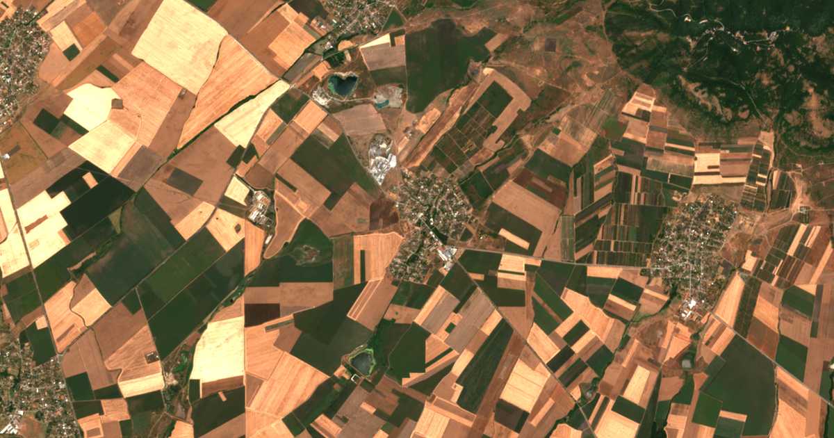 Carte satellite de Kalchevo