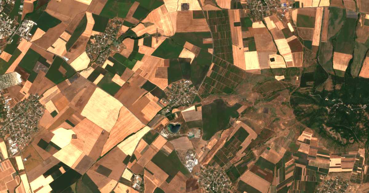 Carte satellite de Kozarevo