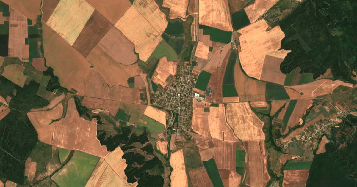 Carte satellite de Malomir