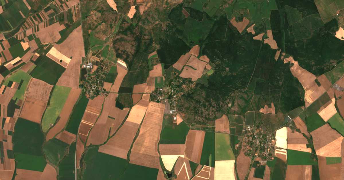 Carte satellite de Savino
