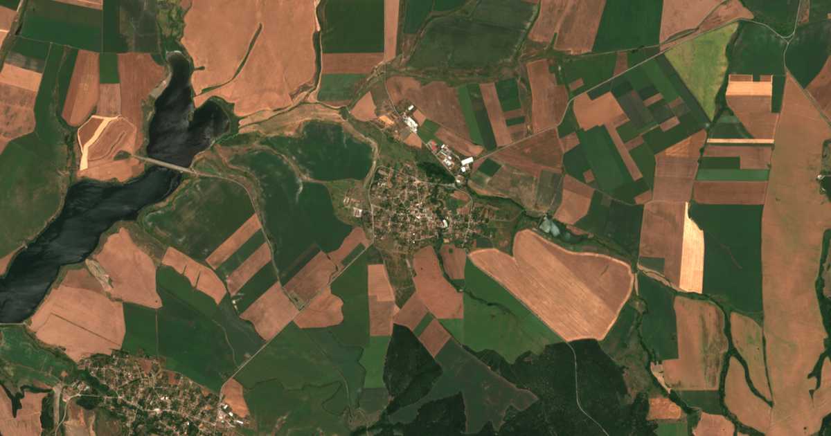 Carte satellite de Skalitsa