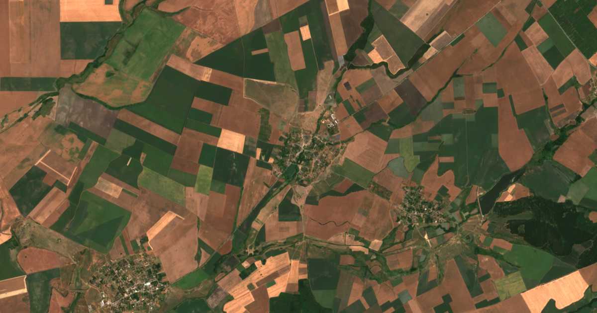 Carte satellite de Slamino