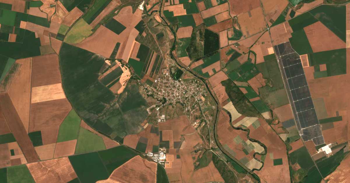 Carte satellite de Tenevo