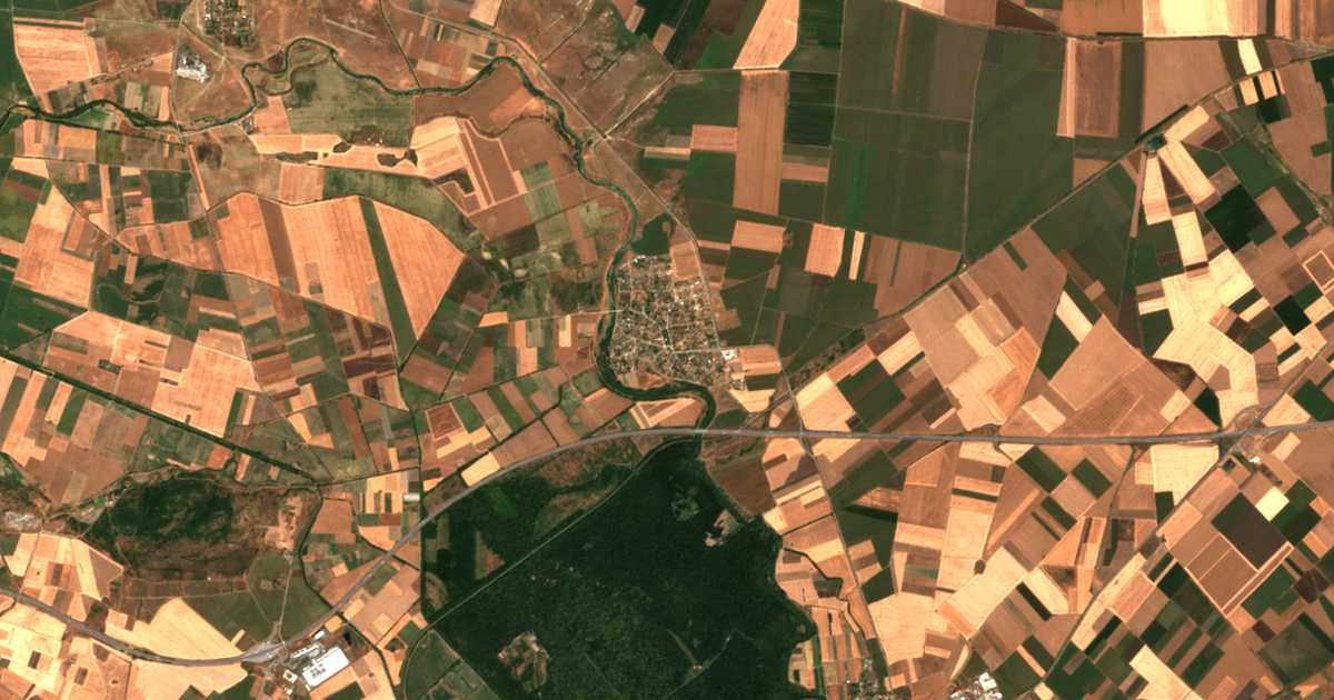 Carte satellite de Zavoj
