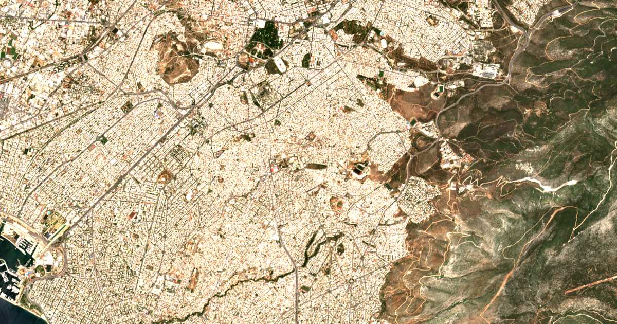 Carte satellite de Ymittós