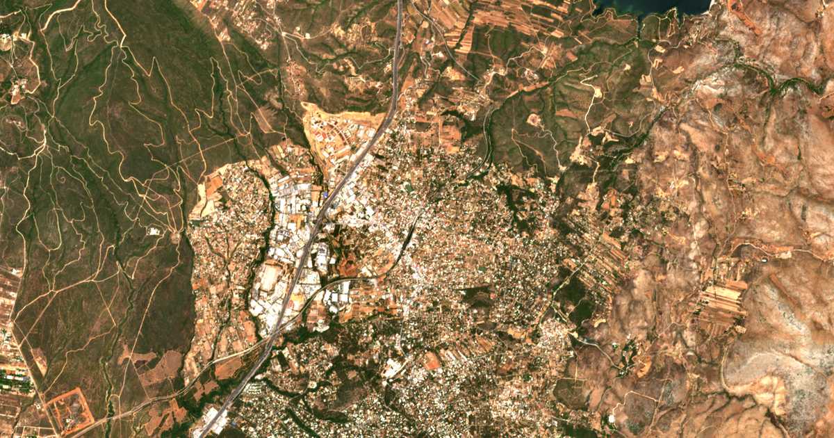 Carte satellite de Ágios Stéfanos