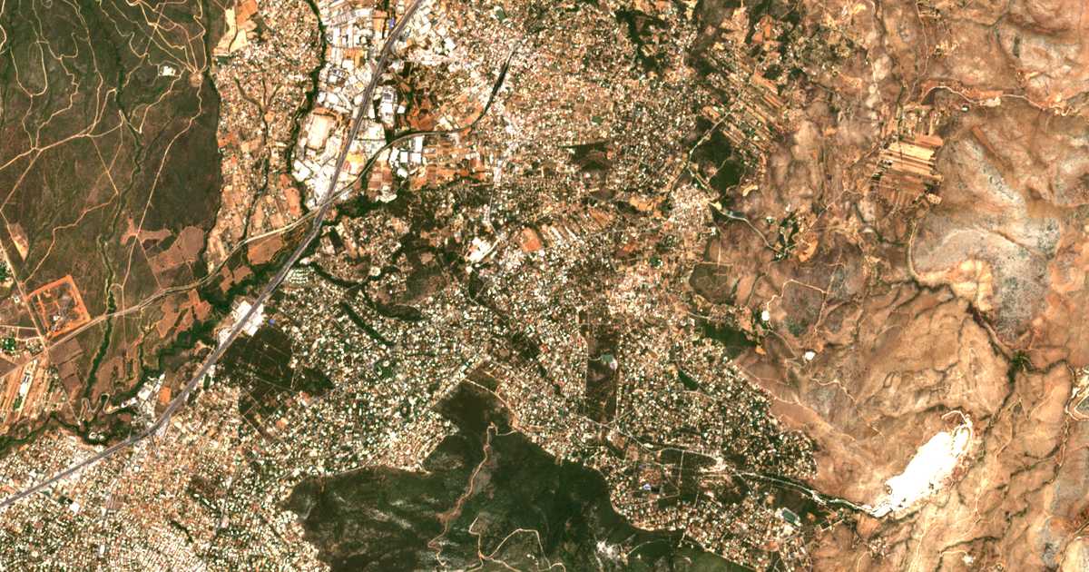 Carte satellite de Drosiá