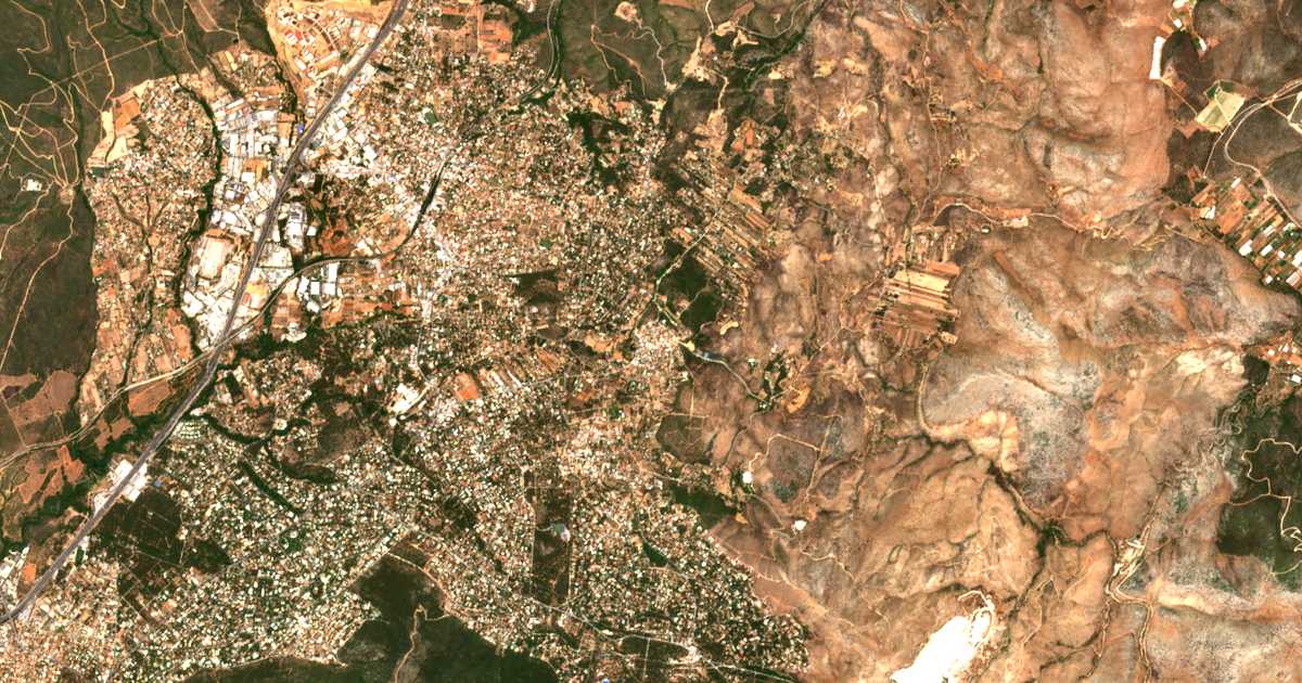Carte satellite de Stamáta