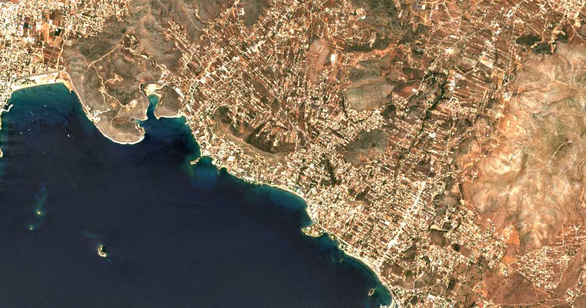 Carte satellite de Ágios Dimítrios