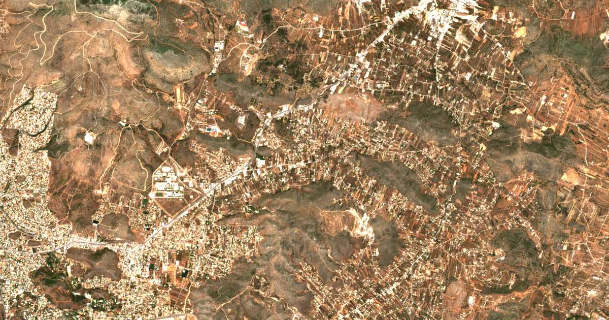 Carte satellite de Kítsi