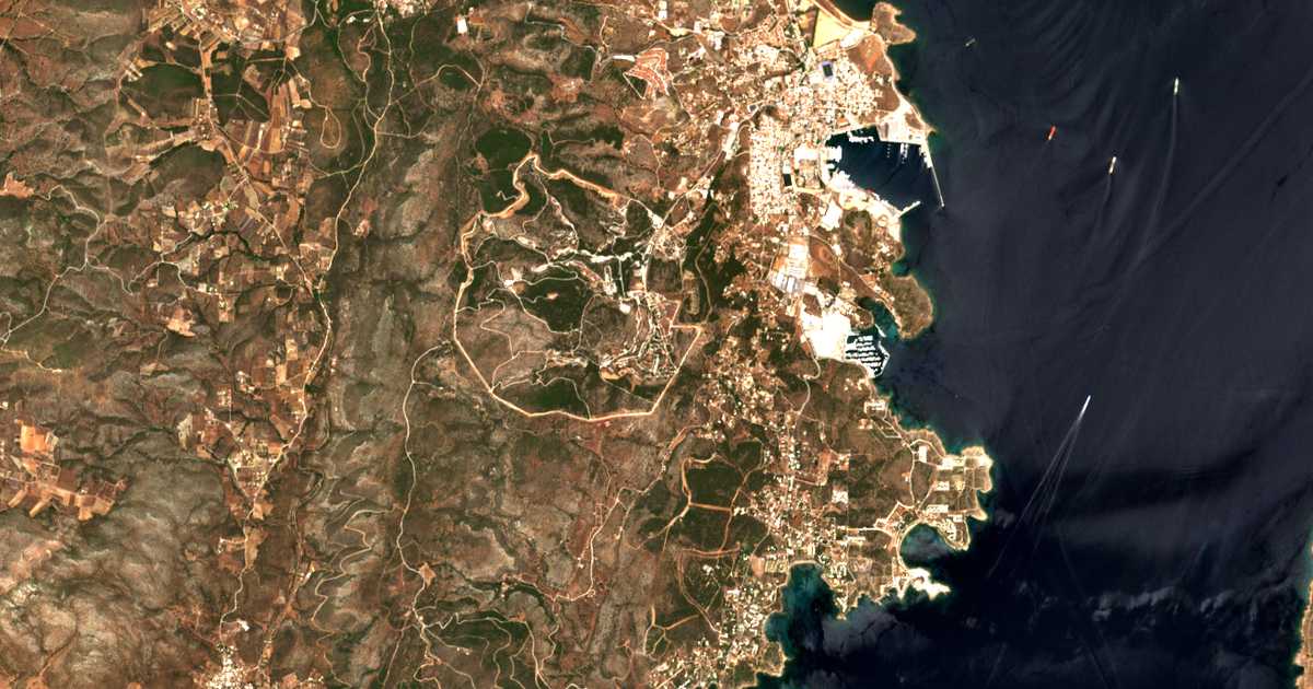 Carte satellite de Ágios Gerásimos