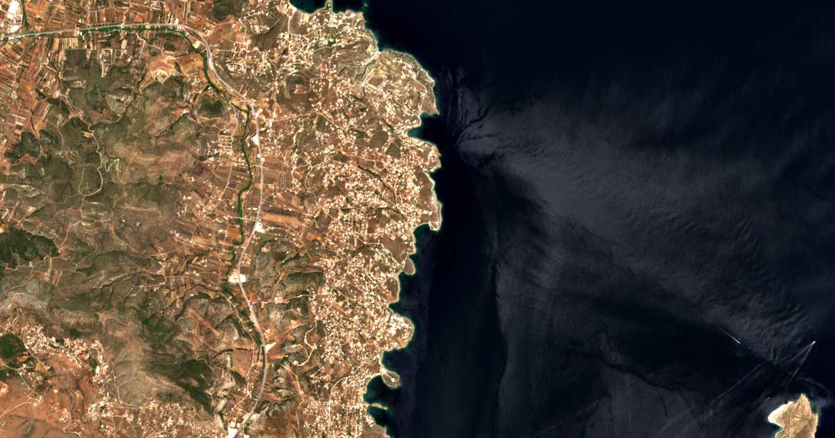 Carte satellite de Kalopígado