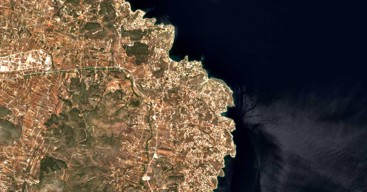 Carte satellite de Maliakoúki