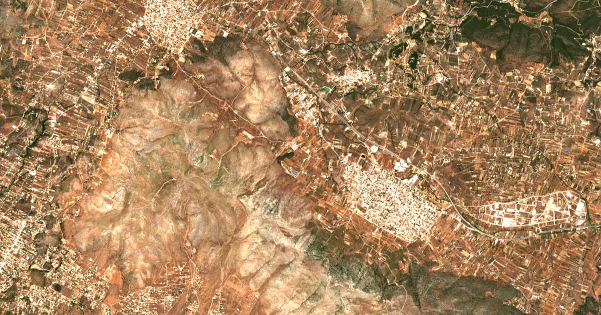 Carte satellite de Megáli Avlí