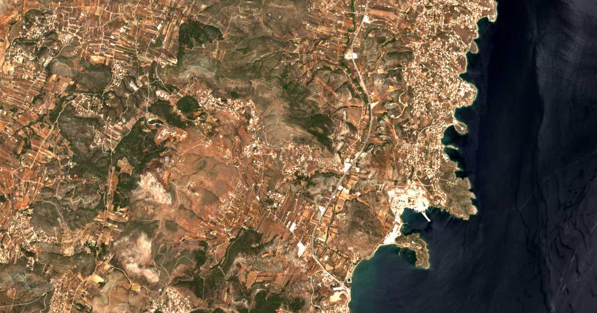 Carte satellite de Paliokamáriza