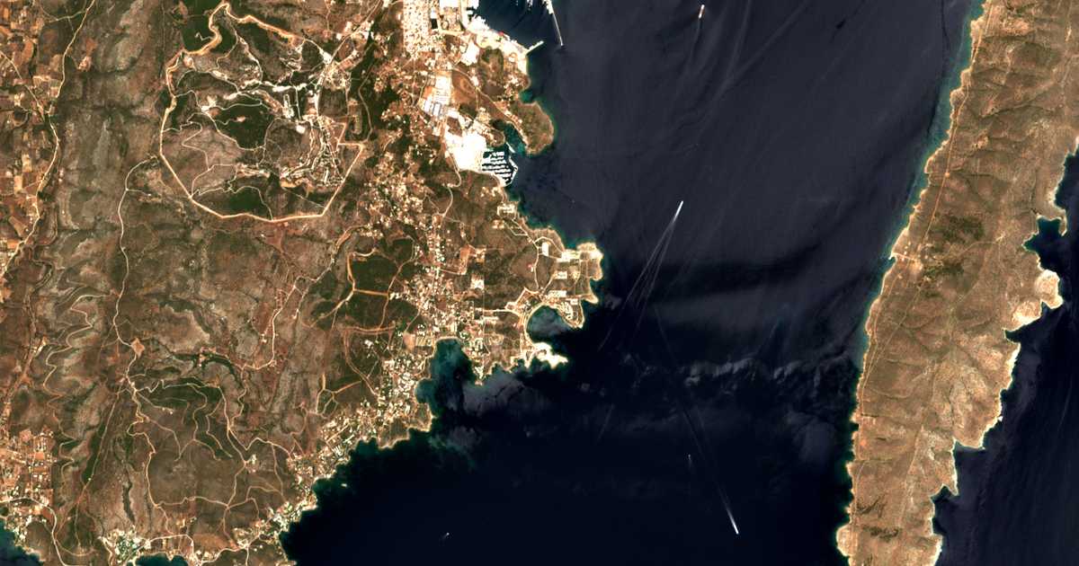 Carte satellite de Pánormos