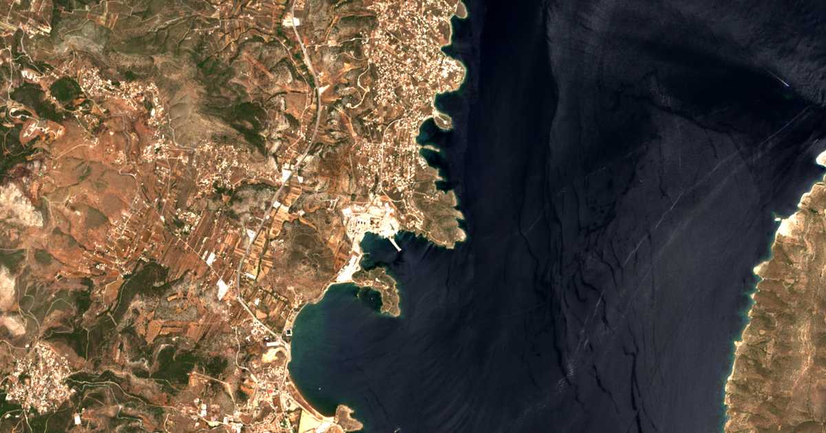 Carte satellite de Syrí
