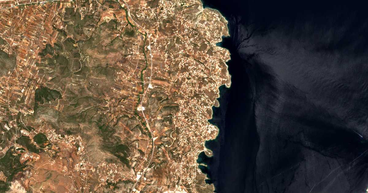 Carte satellite de Trechantiéra