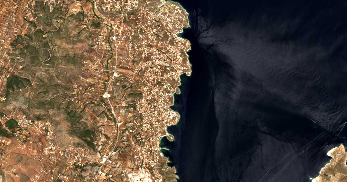 Carte satellite de Tzoníma
