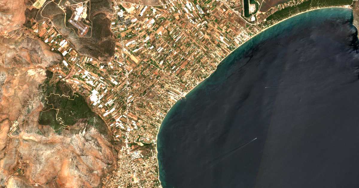 Carte satellite de Ágios Panteleímon