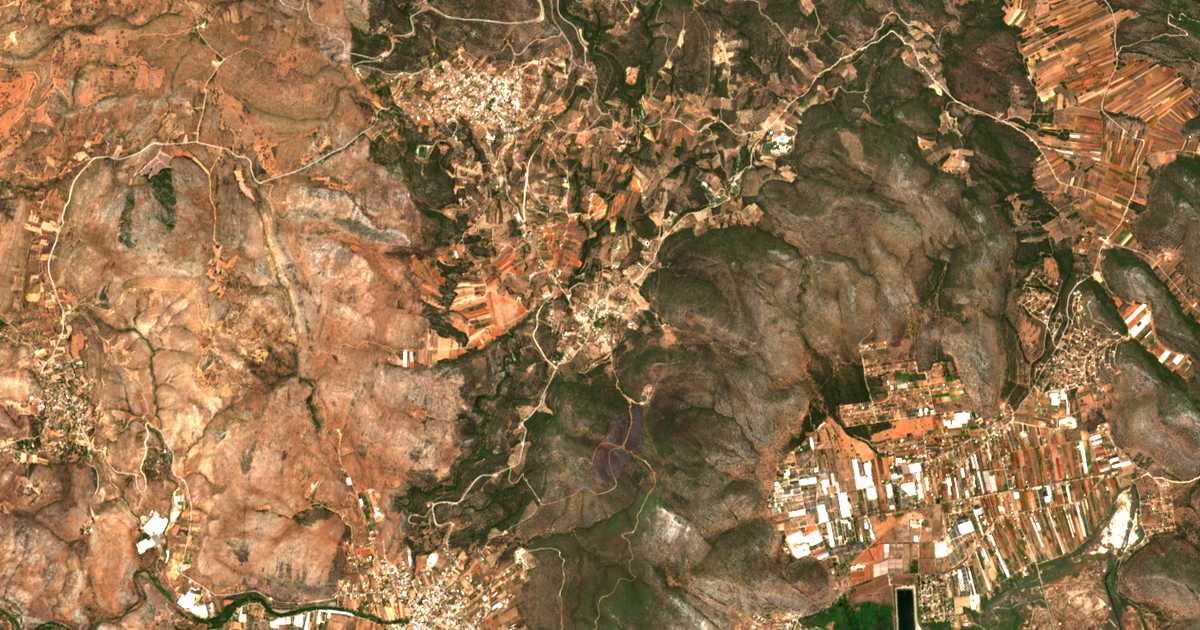 Carte satellite de Áno Soúlion