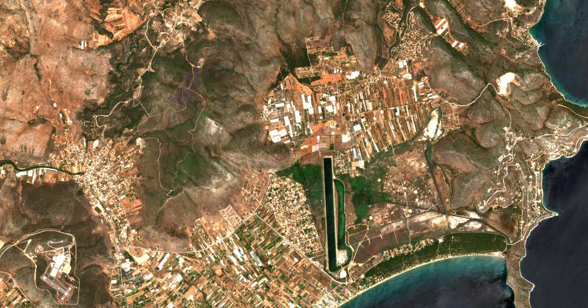 Carte satellite de Káto Soúli