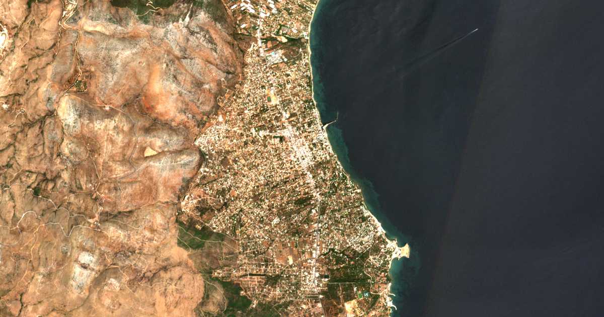 Carte satellite de Néa Mákri