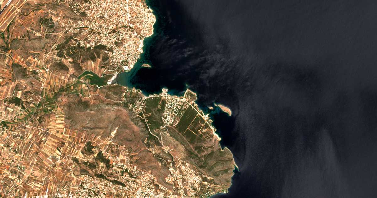 Carte satellite de Chamoliá