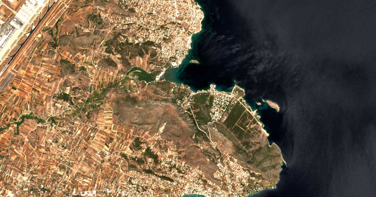 Carte satellite de Vravróna