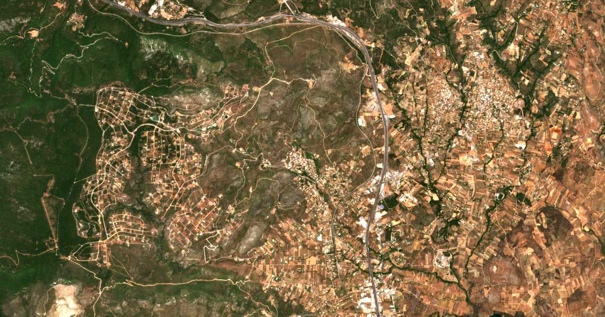 Carte satellite de Afídnes