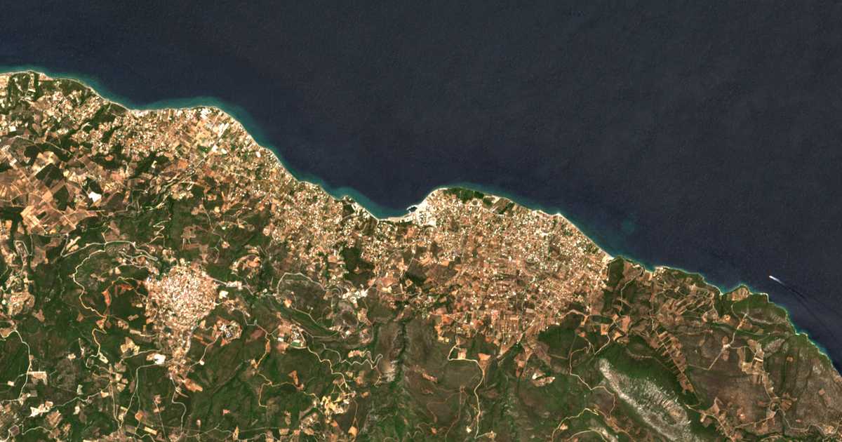 Carte satellite de Ágii Apóstoli