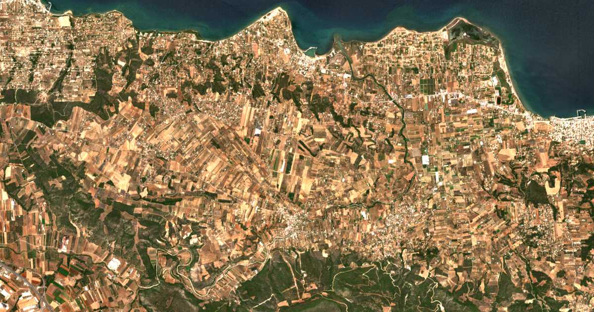 Carte satellite de Ágios Athanásios