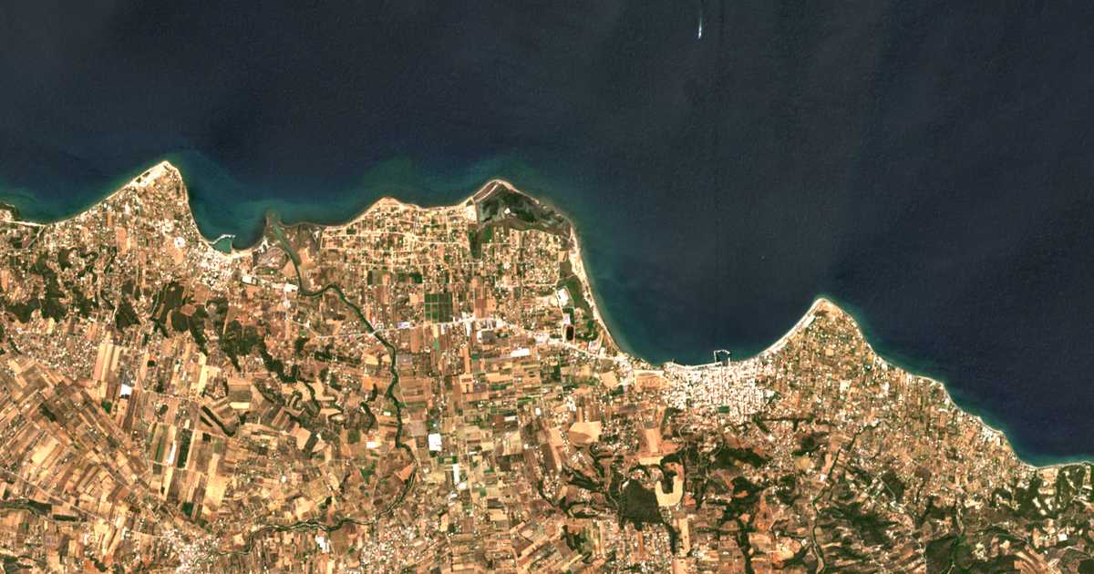 Carte satellite de Póntii