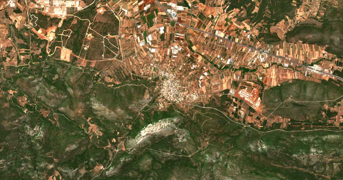 Carte satellite de Avlónas