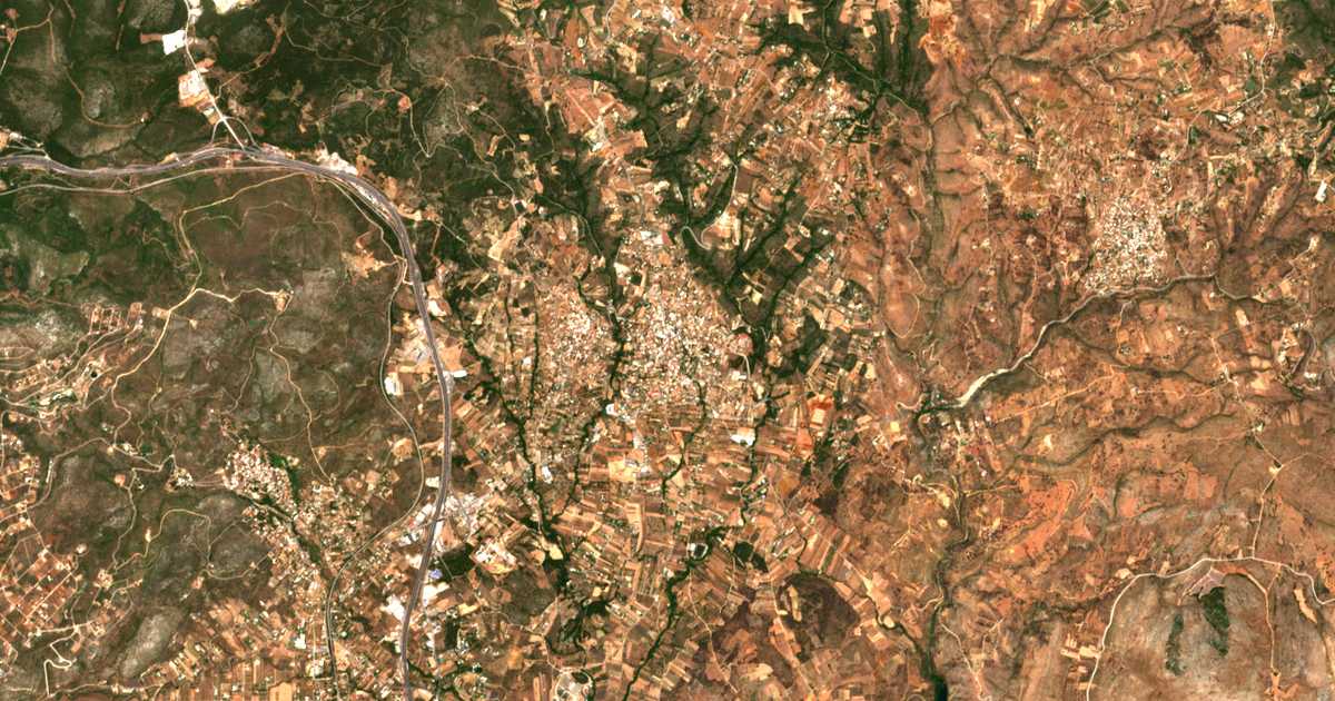 Carte satellite de Kapandríti