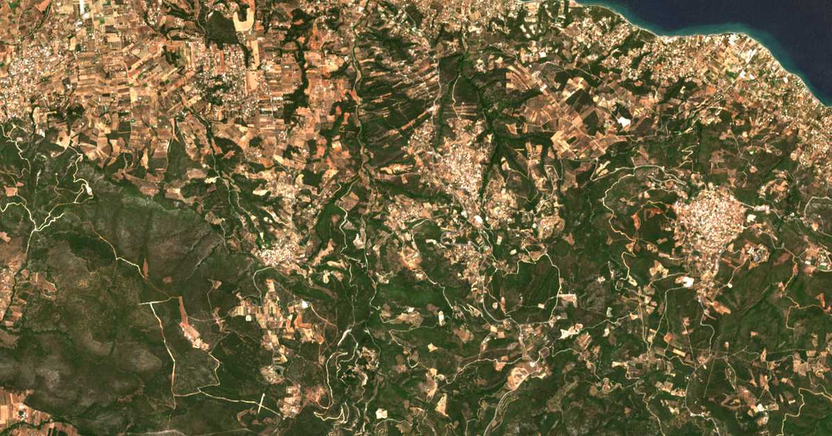 Carte satellite de Néo Livýssio