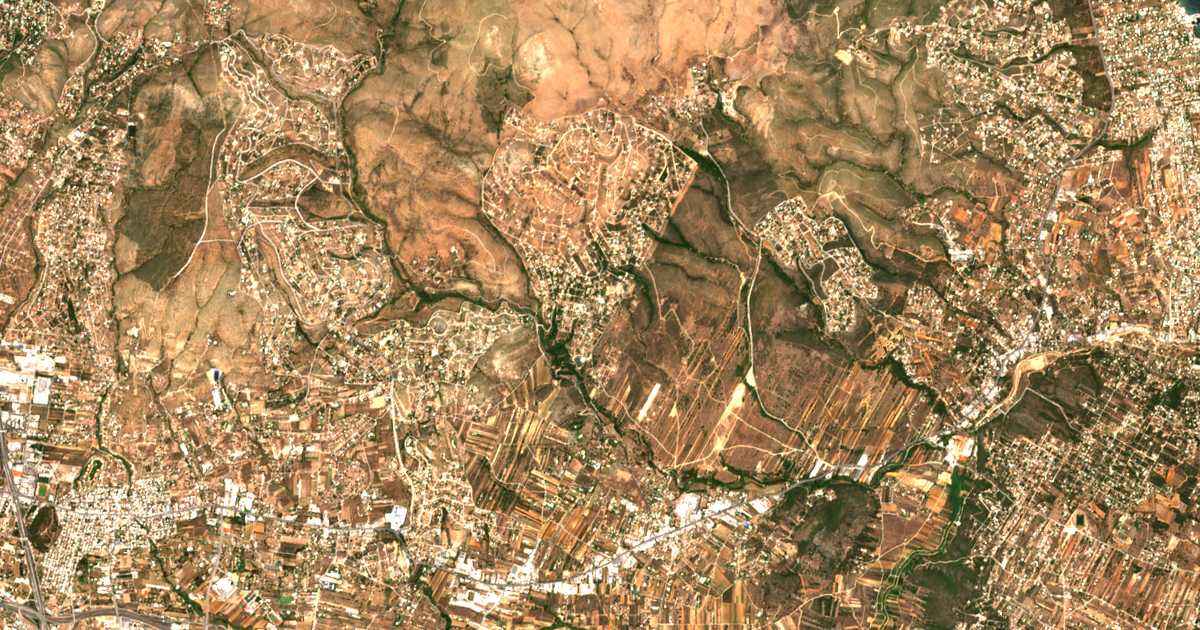 Carte satellite de Dióni
