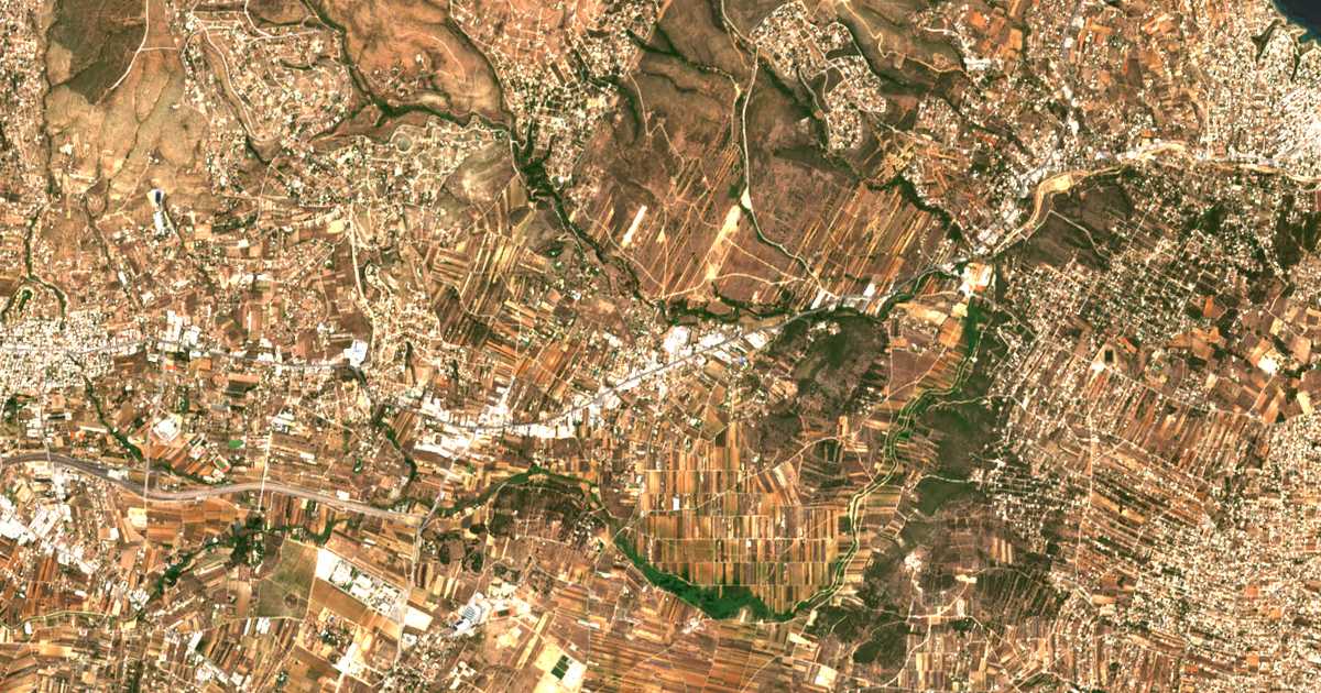 Carte satellite de Pikérmi