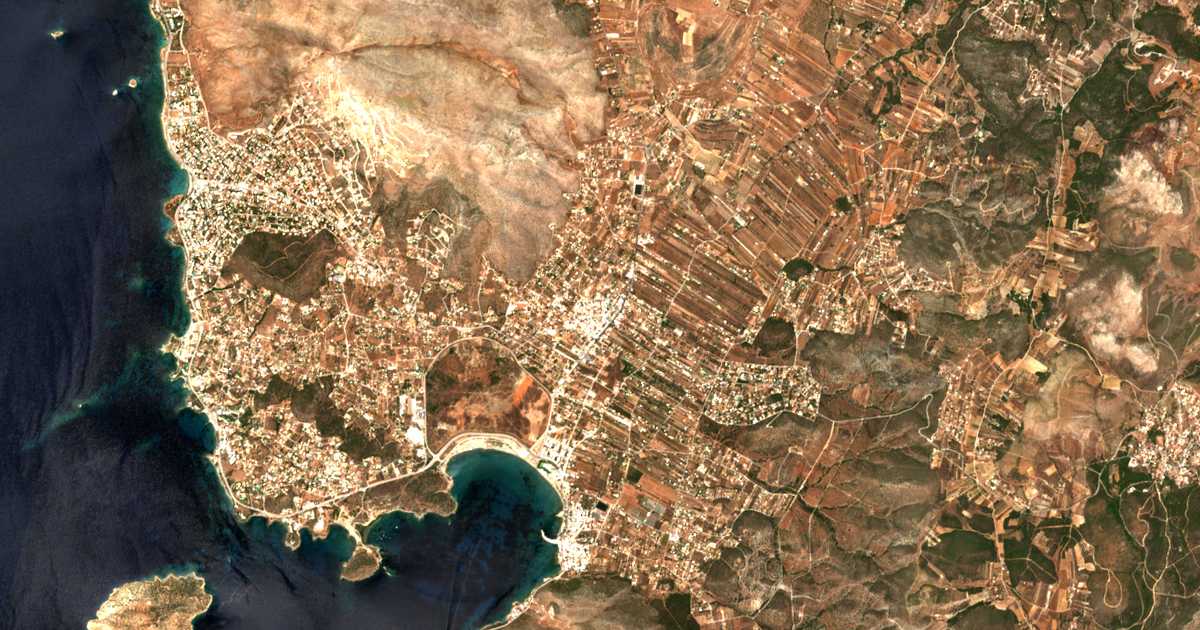 Carte satellite de Anávyssos