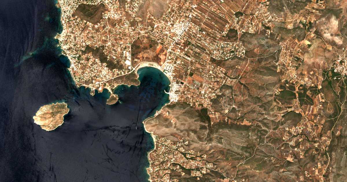 Carte satellite de Paleá Fókea