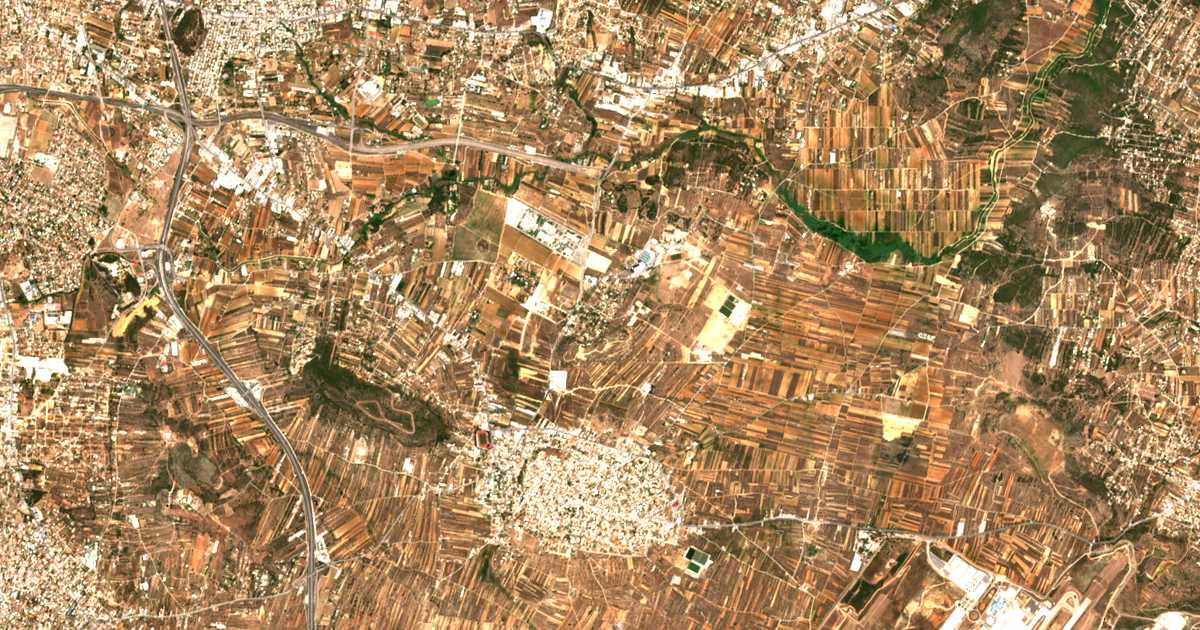 Carte satellite de Christoúpoli