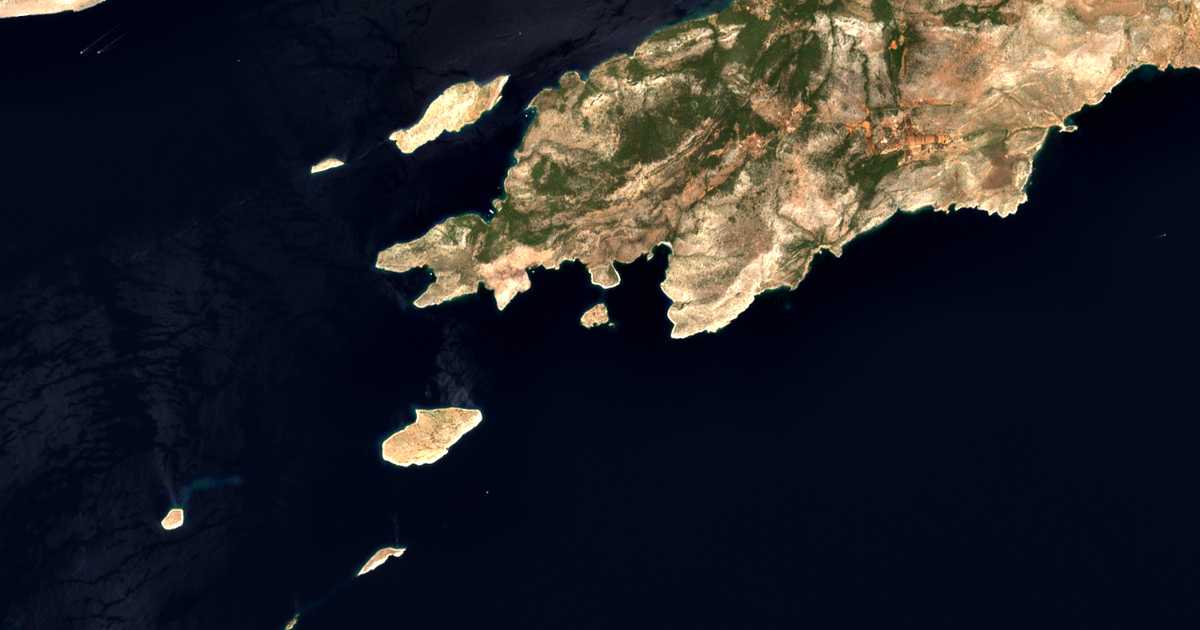 Carte satellite de Metóchi