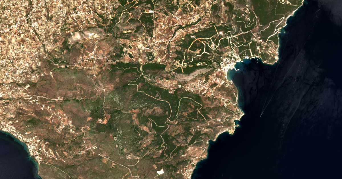 Carte satellite de Álones