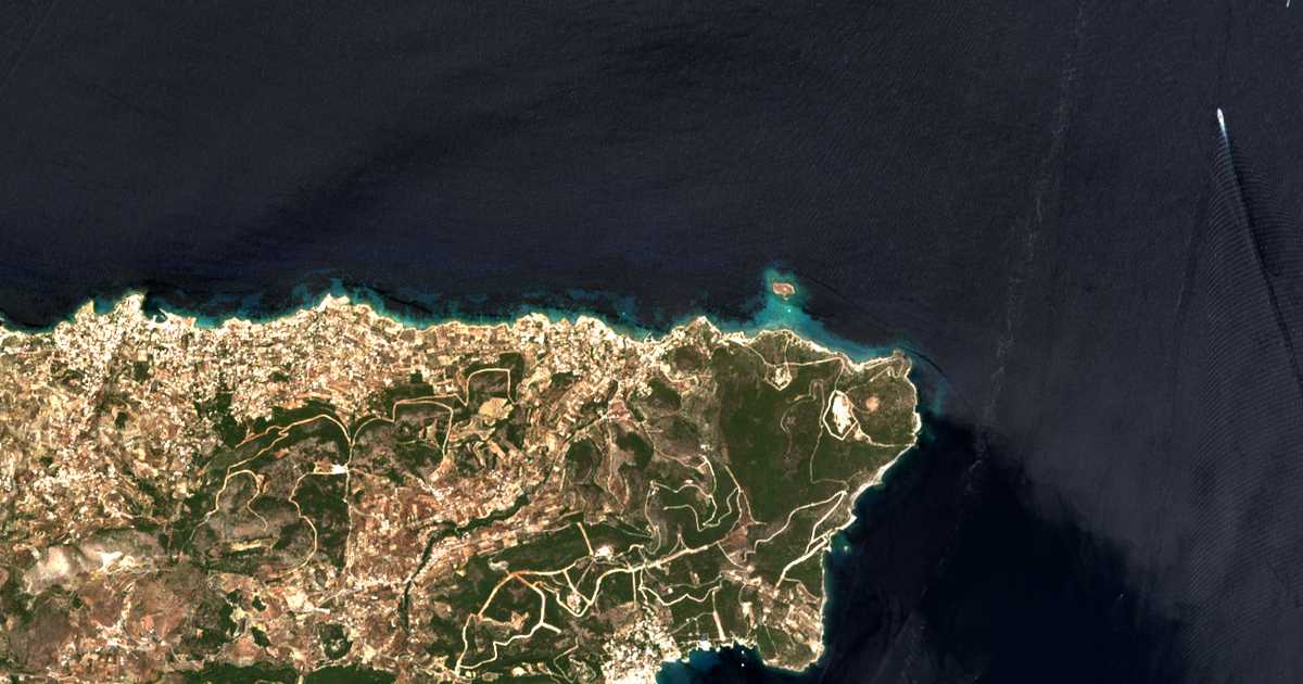 Carte satellite de Vaḯa
