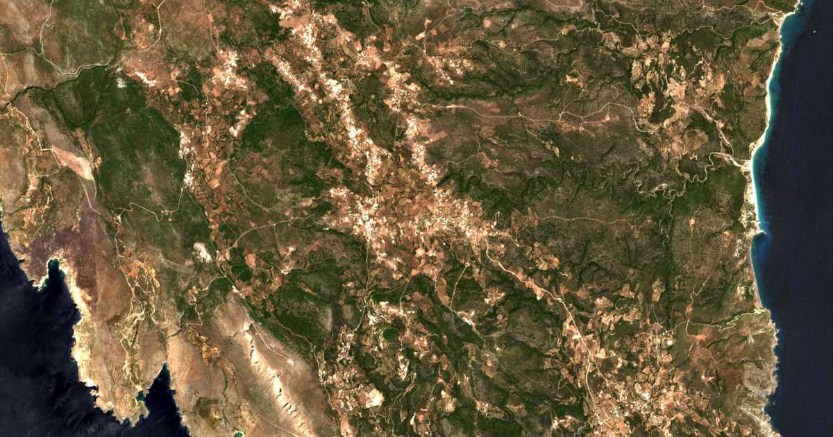Carte satellite de Áno Livádion