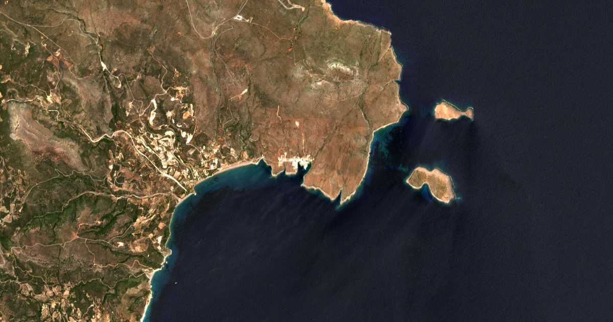Carte satellite de Avlémonas