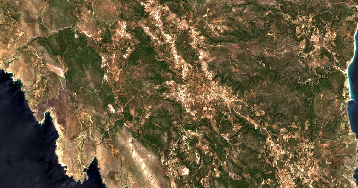 Carte satellite de Livádion