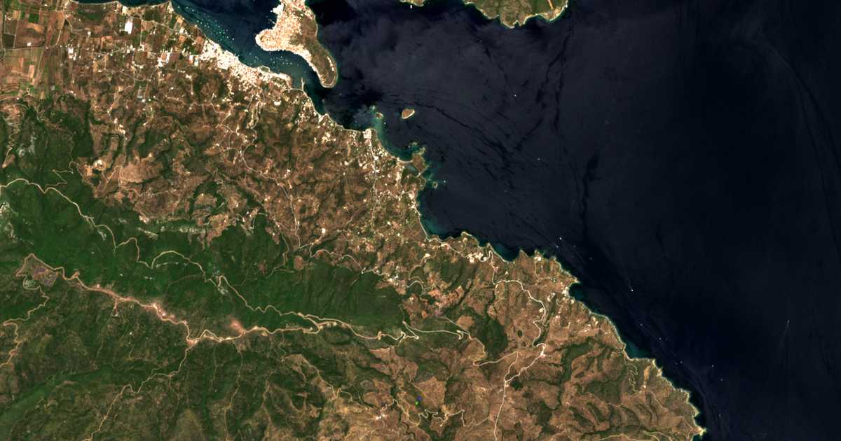 Carte satellite de Lemonodásos