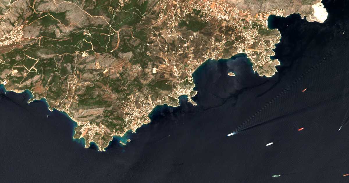 Carte satellite de Maroúdi