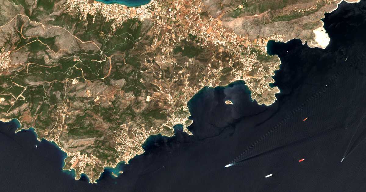 Carte satellite de Pérani